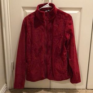 North Face red fleece NWOT